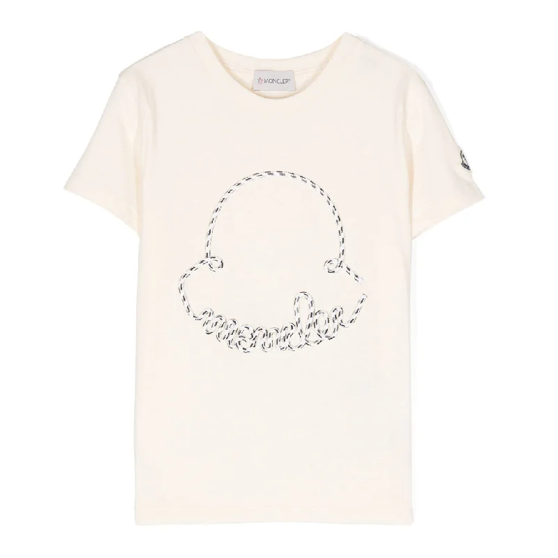 Logo Embroidered Cotton T-shirt