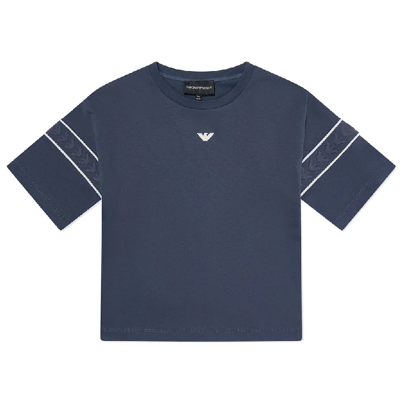 Asv Heavyweight Jersey T-shirt With Eagle Tape On The Sleeves