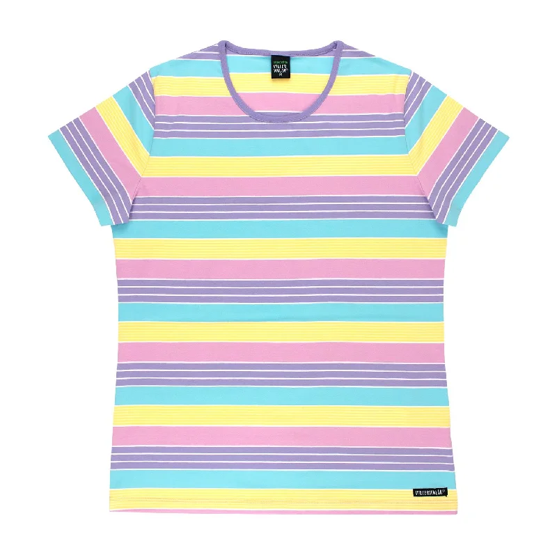 Adult's Multi Stripe Short Sleeve Shirt in California