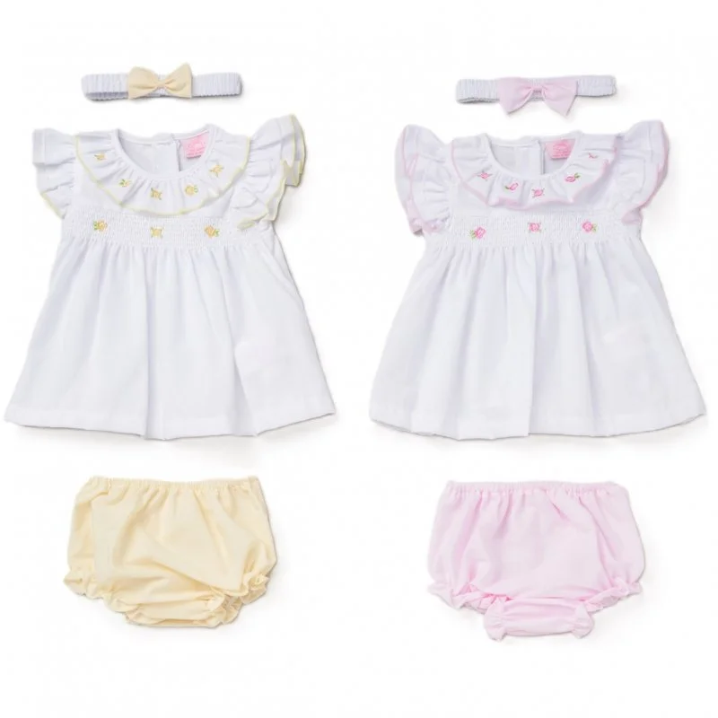 Baby Girls Dress, Pant & Headband Set  (6-24 Months) (PK6) D06367B