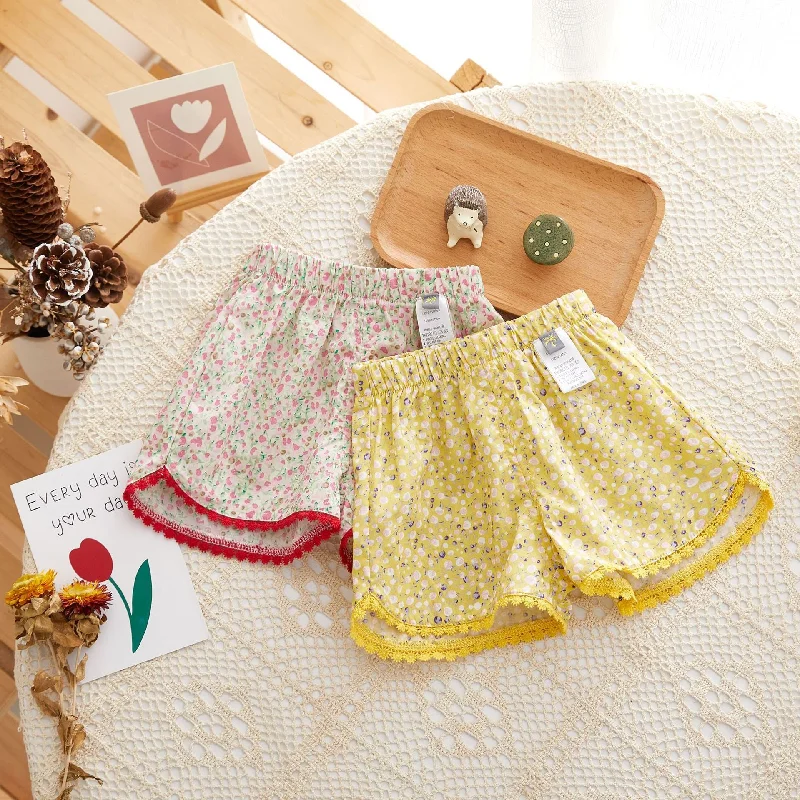 Baby Kid Girls Print Shorts Wholesale 220526342