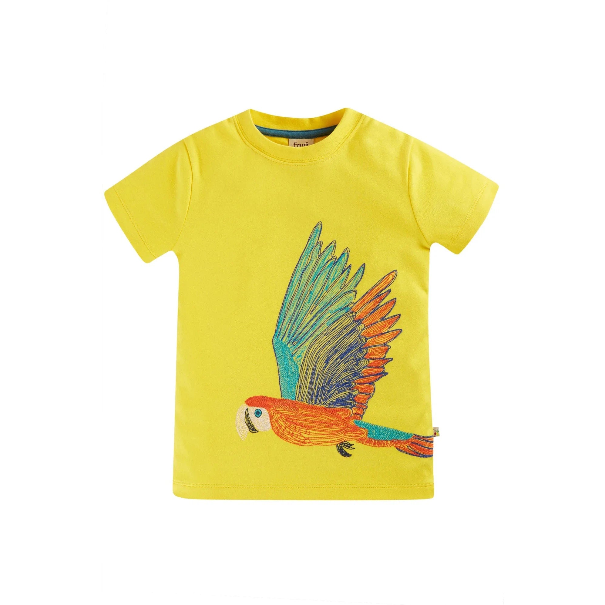 Banana / Macaw Carsen Embroidery T-Shirt