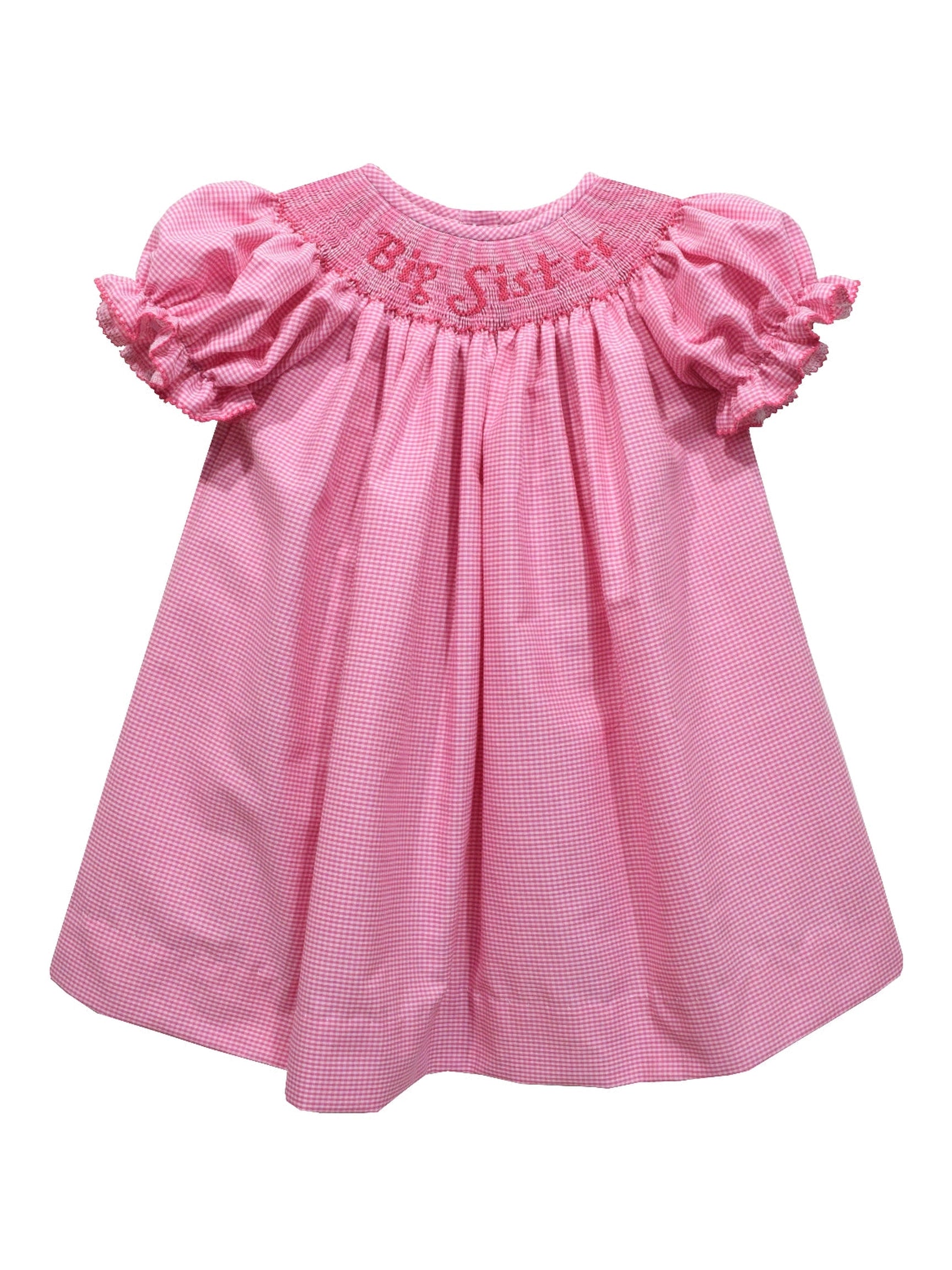 Big Sister Smocked Bishop Dress