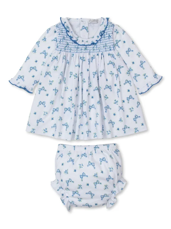 Bloomin' Bows Smocked Dress Set