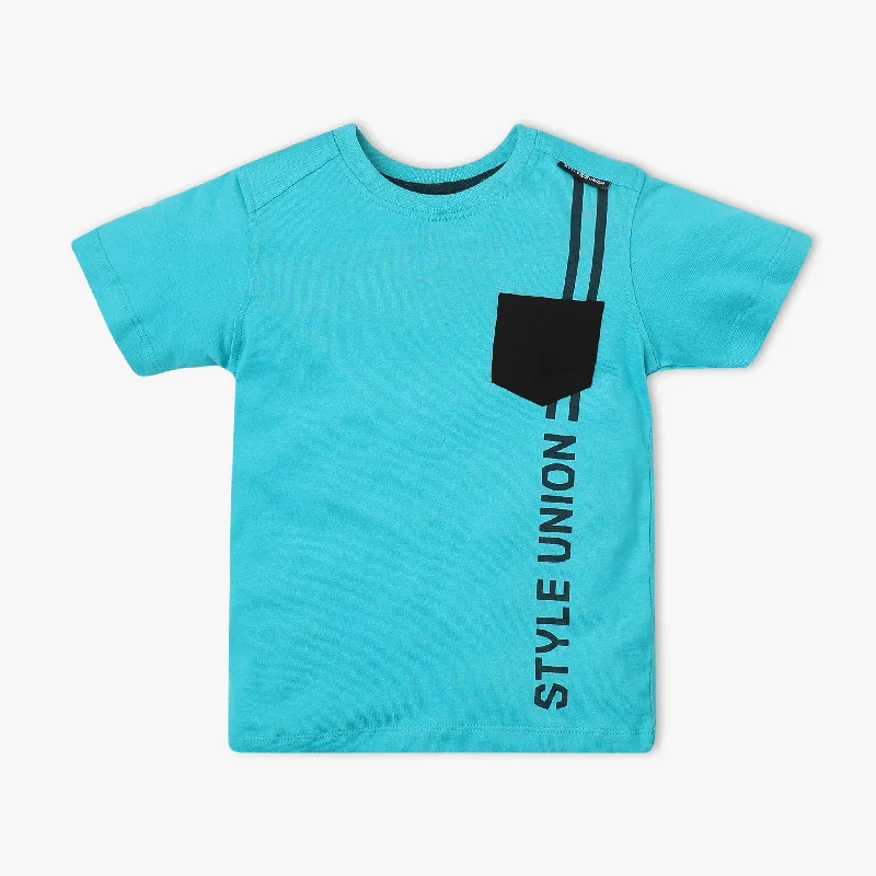 Boy's Regular Fit Printed T-Shirt