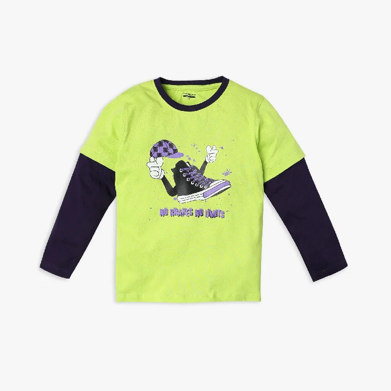 Boy's Regular Fit Printed T-Shirt