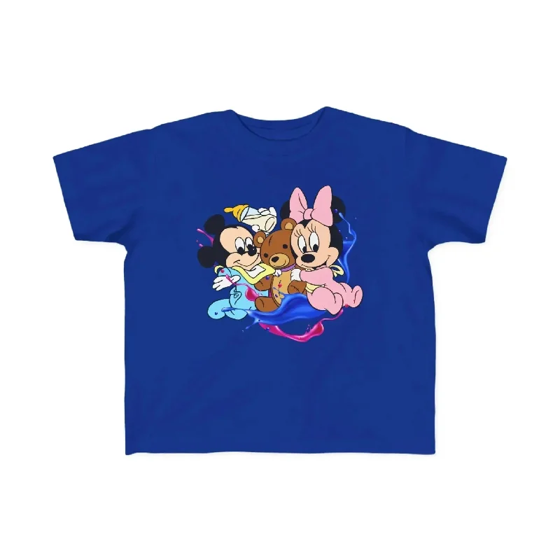 Colorful Mickey Minnie Baby Toddler's Fine Jersey Tee