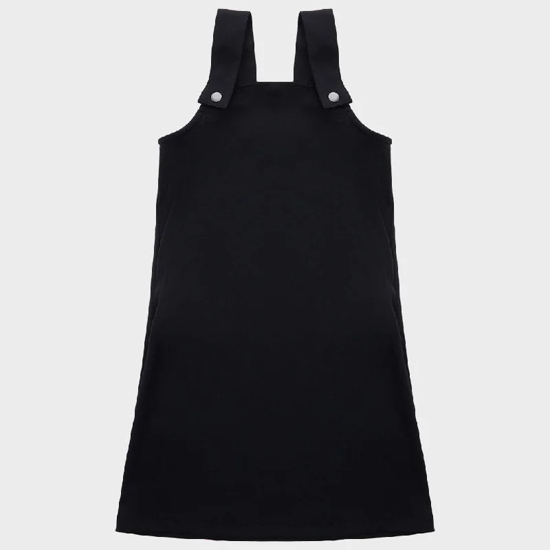 Girls` Black School Dress