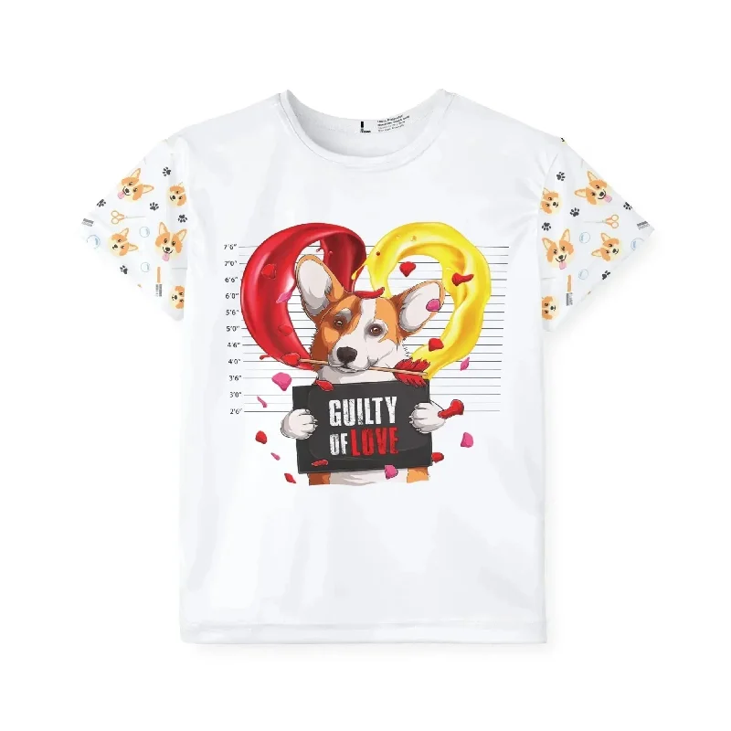 Guilty Of Love Corgi Kids Sports Jersey (AOP)