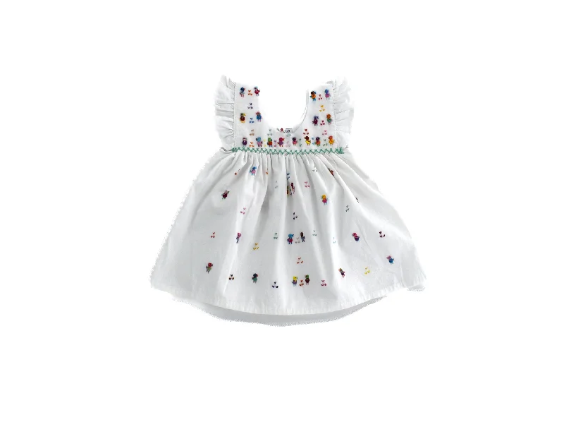 Hibiscus Linens, Baby Girls Dress, 6-9 Months