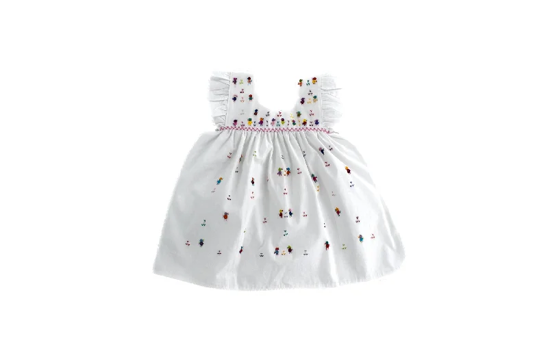 Hibiscus Linens, Baby Girls Dress, 12-18 Months