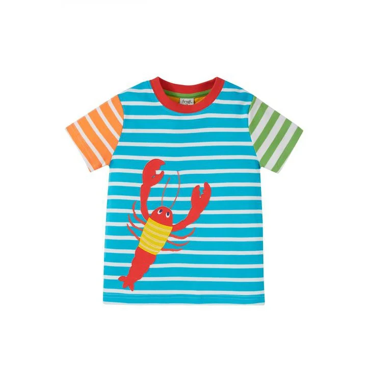 Hotchpotch / Lobster Hotchpotch Applique T-Shirt - 2 Left Size 7-8 & 8-9 years