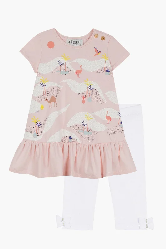 Jean Bourget Mirage Baby Girls 2-piece Set