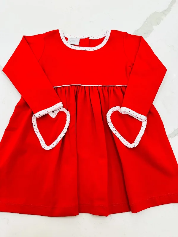 Mayleigh Heart Pocket Popover Dress