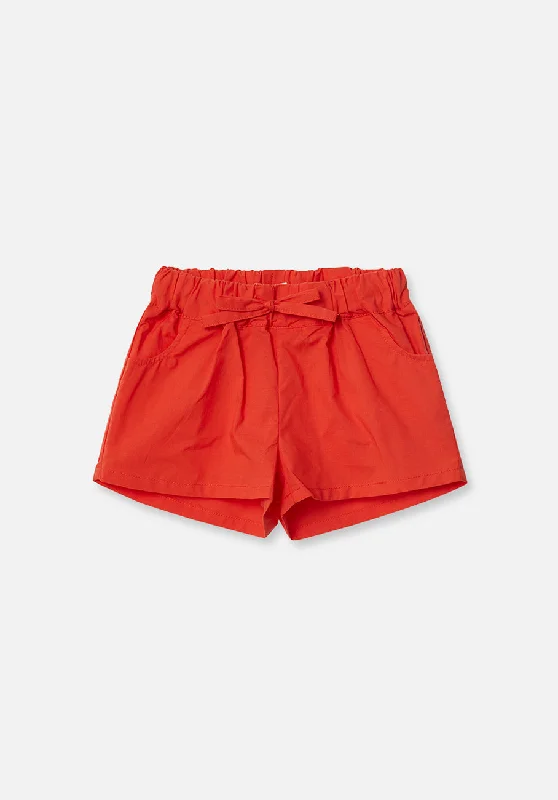 Miann & Co Baby - Elastic Waist Shorts - Tomato