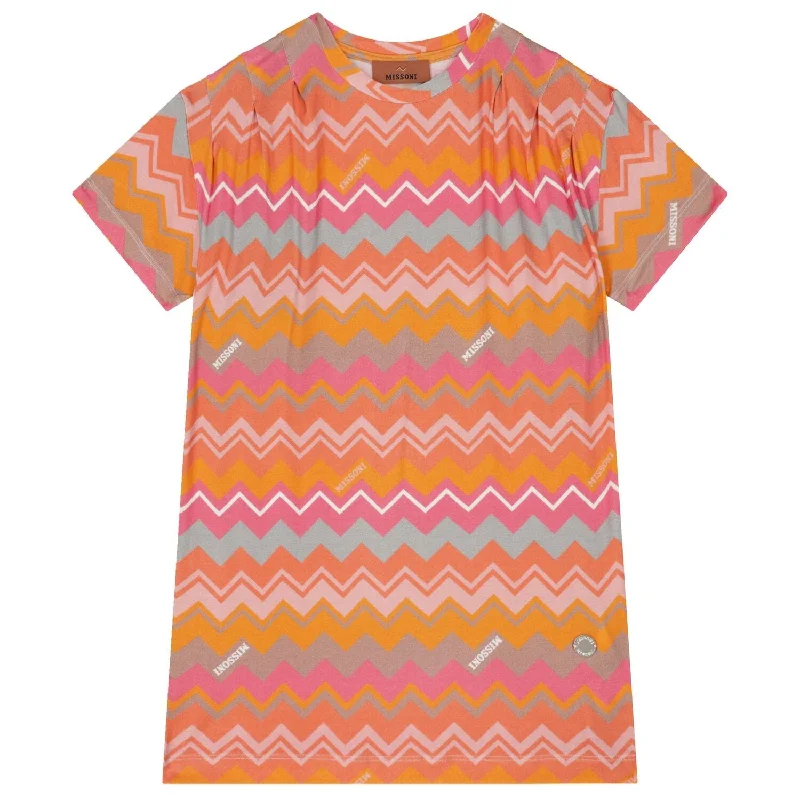 Logo Zigzag Dress