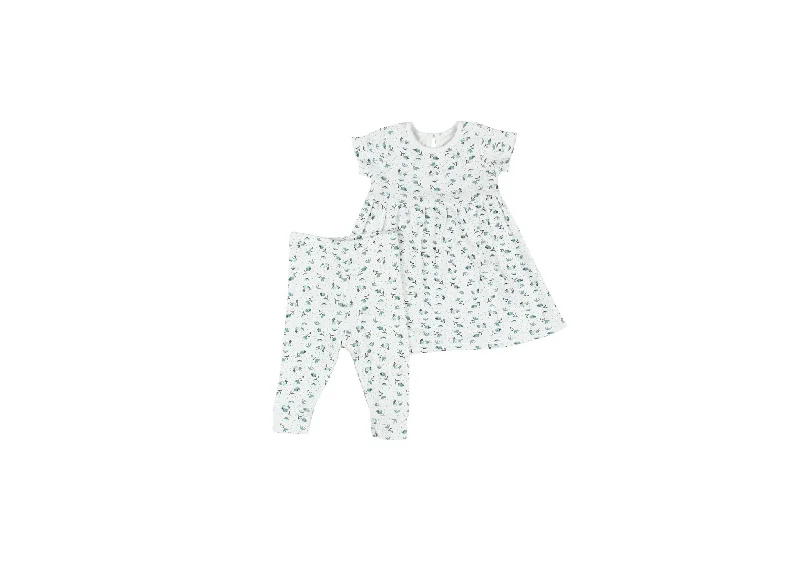 Mori, Baby Girls Dress & Leggings, 3-6 Months