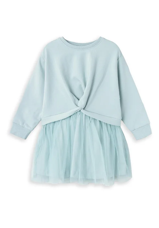 Name It Mini Girl Naiomia Sweater Dress, Ether