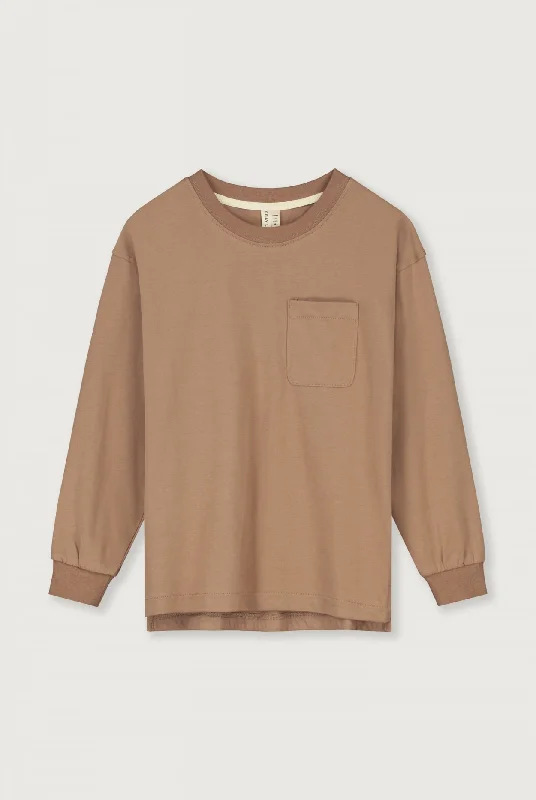 Oversized L/S Tee | Biscuit