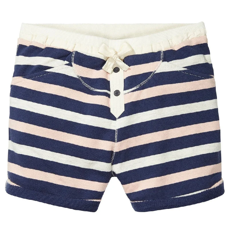 Scotch & Soda Girls Striped Sweatshorts