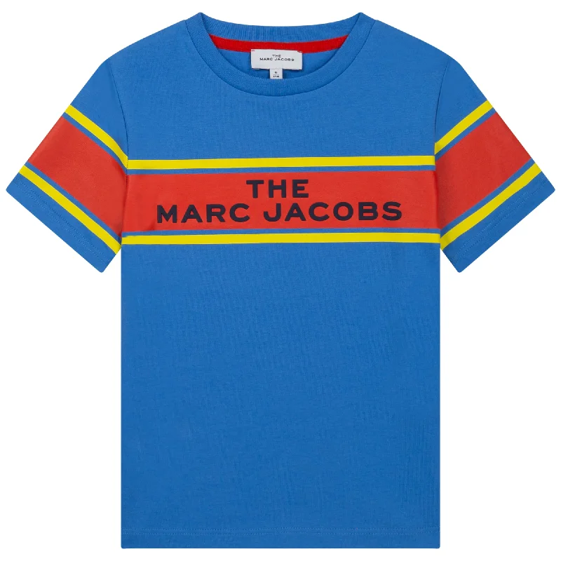 The Marc Jacobs Boys Stripe Logo T-Shirt