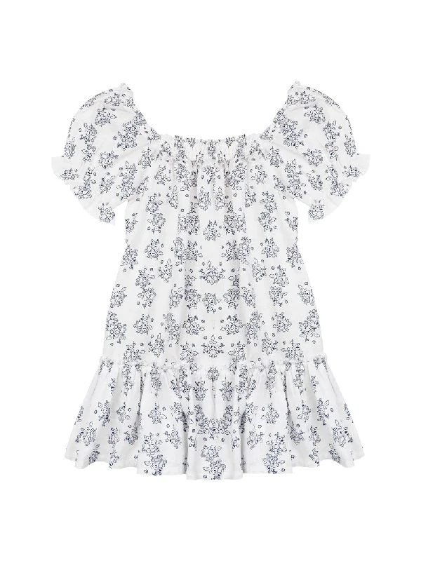 The New Society Atenea Dress - Rose Print