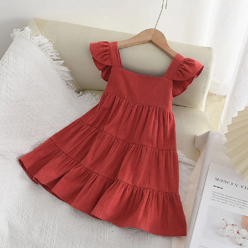 Thea Ruffle Skirt Dress