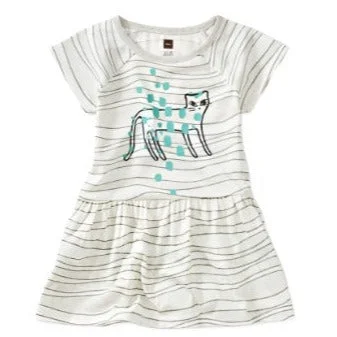 Tiger Raglan Skirted Baby Dress - Batik Waves