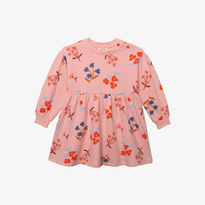 Baby girls' blush long sleeve dress