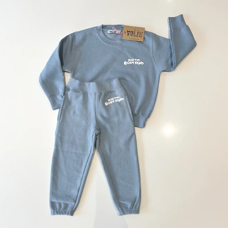 Track Suit - Wolf Cub Cosy Club - Dusky Blue