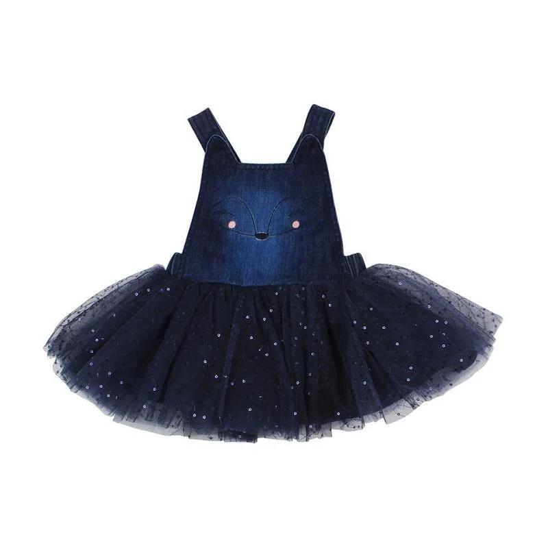 Fox & Finch Wildflower Tutu Dress - Denim