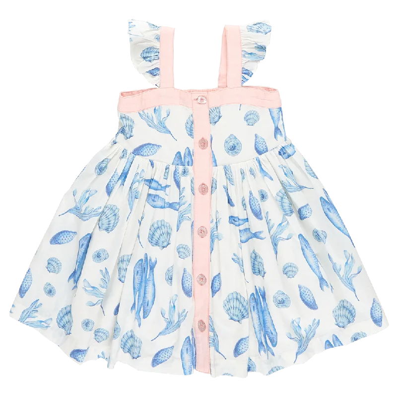 Girls Gabriela Dress - Lisbon Coast