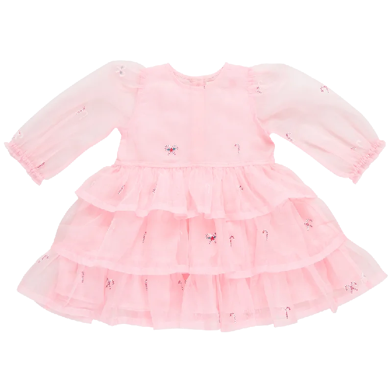 Girls Organza Fleur Dress - Cotton Candy Lane