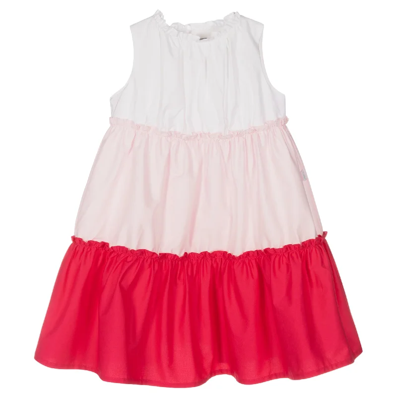 Il Gufo Girls Tiered Dress