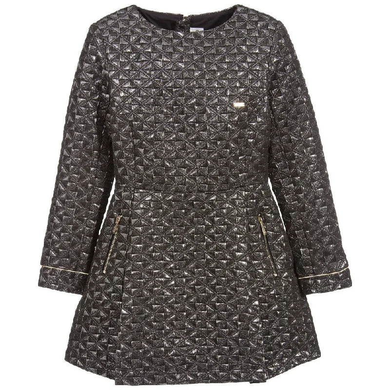 Karl Lagerfeld Girls Jacquard 'Crazy Party' Dress