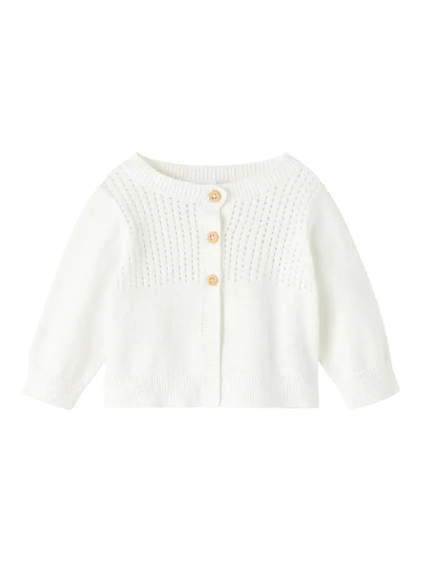 Name it Baby Girl Knitted Off-White Cardigan