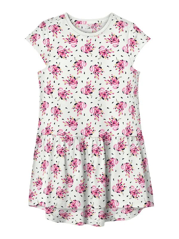 Name it Girls Cotton Dress - Flamingo