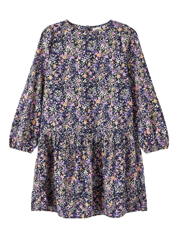 Name it Girls Floral Long Sleeved Dress