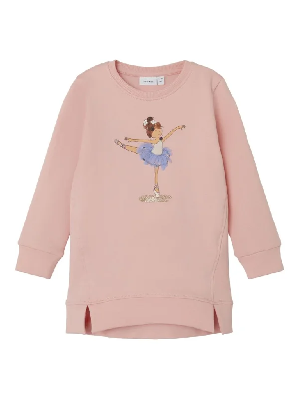 Name It Girls Sweat Tunic - Ballerina