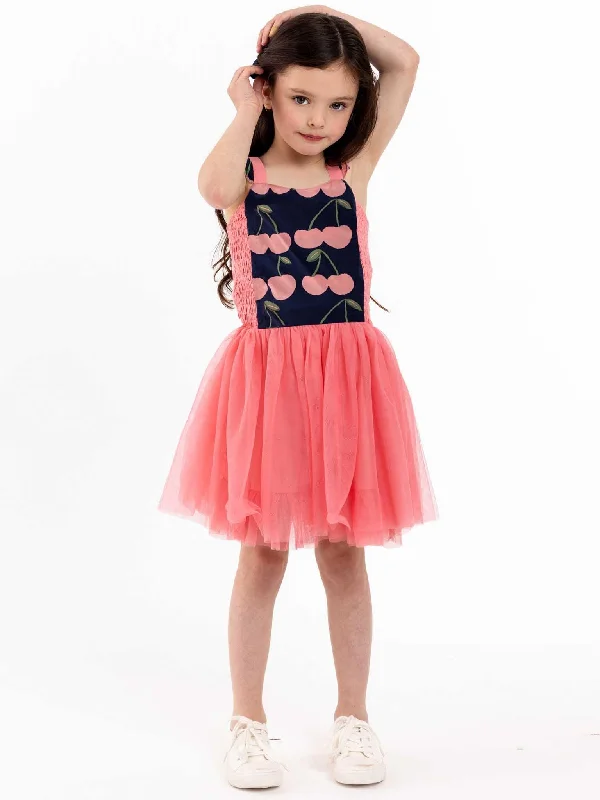 Navy Cherry Belle Tutu Dress