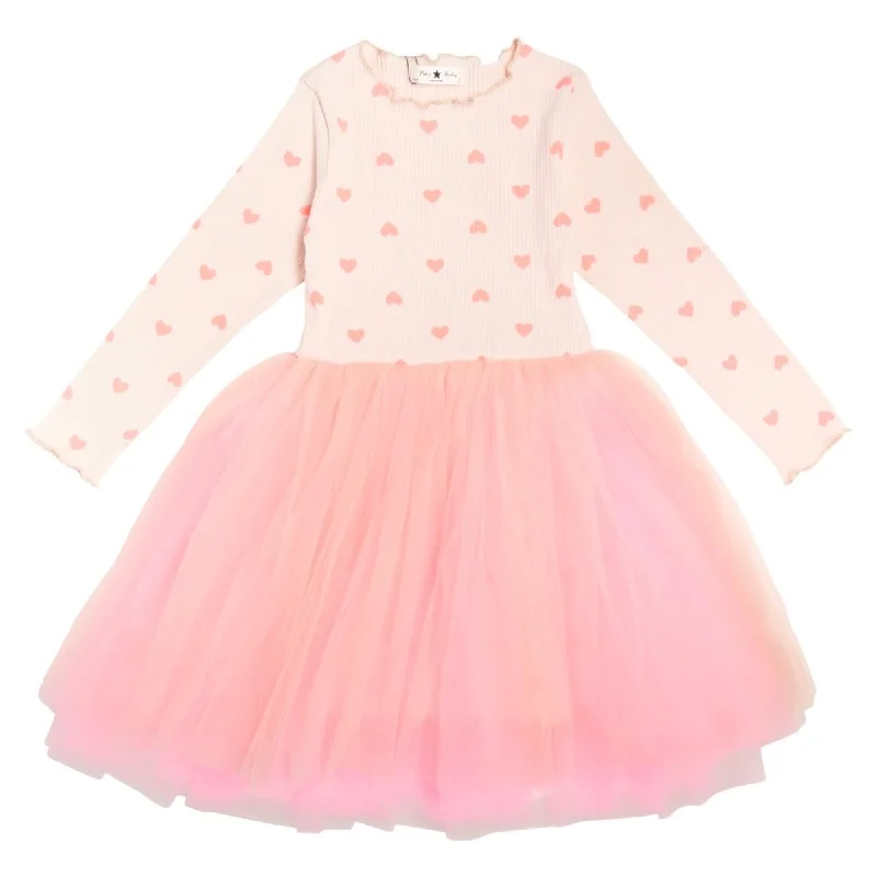 NEON HEART TUTU DRESS