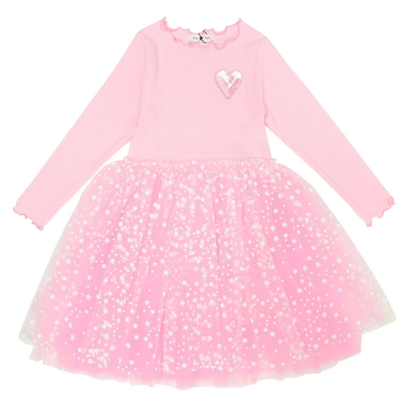 PATCHED HEART TWINKLE TUTU DRESS