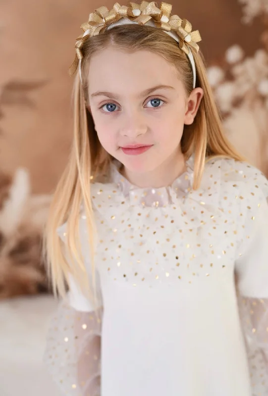 Rochy AW24 - Girls Gold Design Headpiece