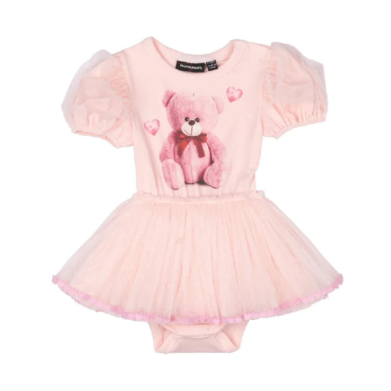 TEDDY BEAR CIRCUS TUTU ONESIE DRESS