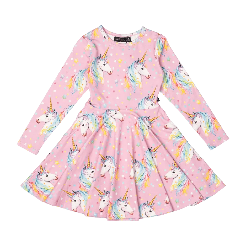 RYK Dotty Unicorn Waisted Dress