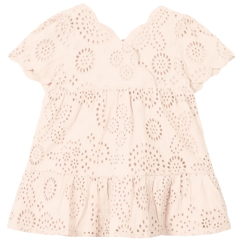 Eyelet Blush Baby Dress