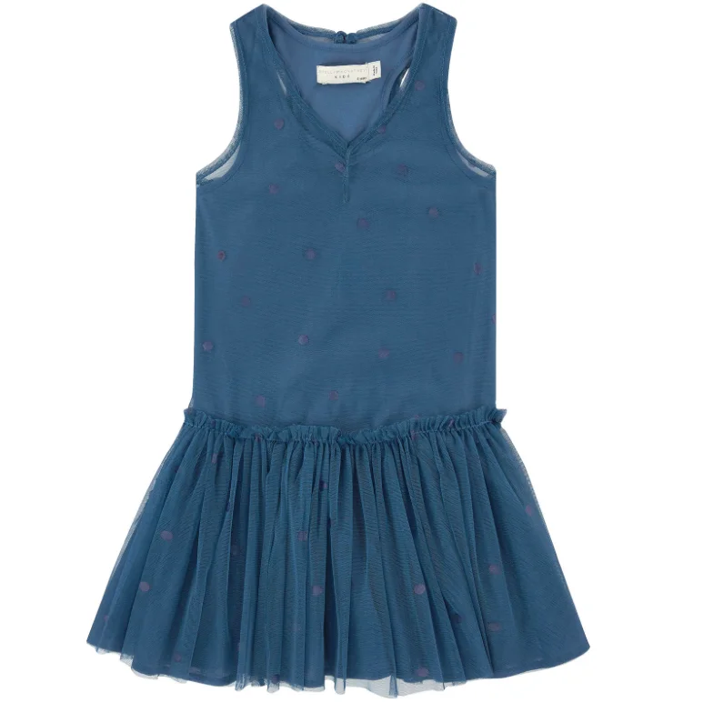 Girls Blue 'Tulle' Dress